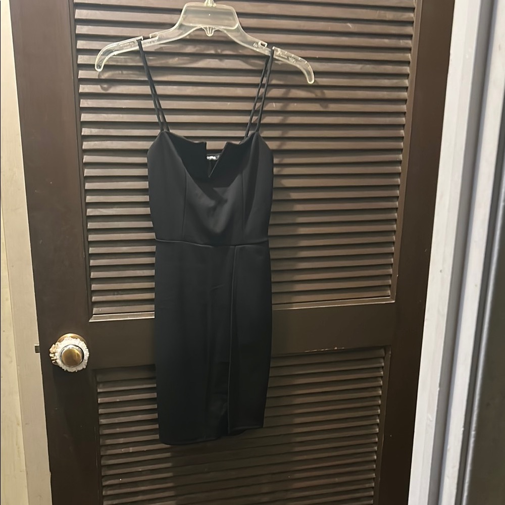 Fashion Nova Elegant Black Mini Dress